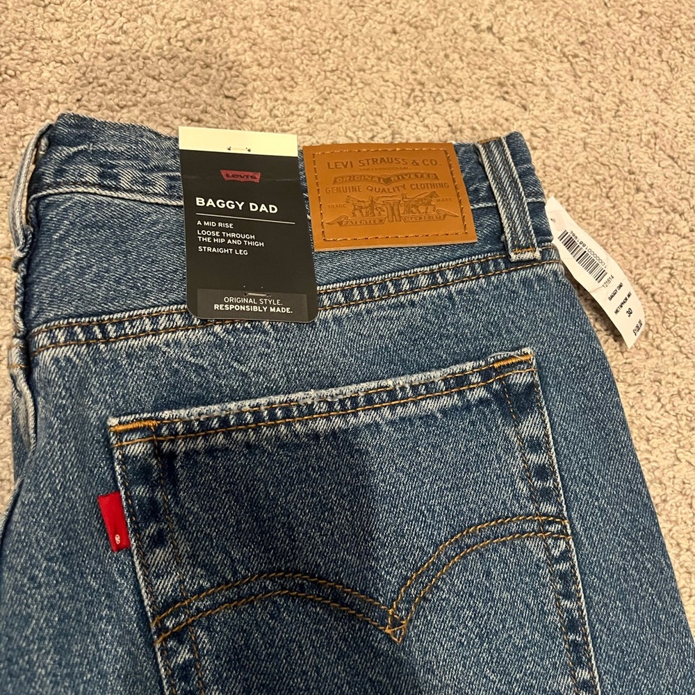 Levi's Classic Blue Denim Jeans